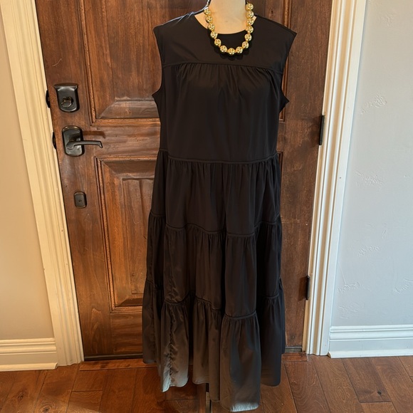 Chico’s Black Label Ruffled Tier Dress - Picture 7 of 7